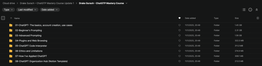 Drake Surach – ChatGTP Mastery Course