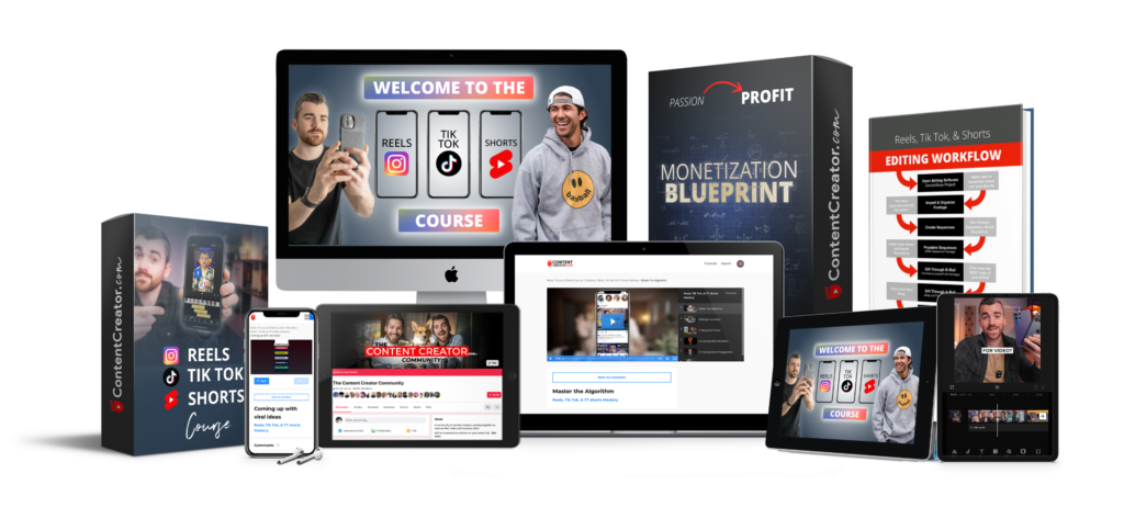 ContentCreator – Reels Tik tok & Shorts Course