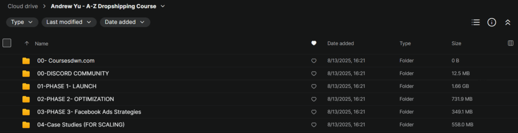 Andrew Yu – A-Z Shopify Dropshipping