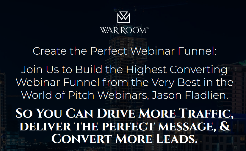 Jason Fladlien – Webinar Funnels