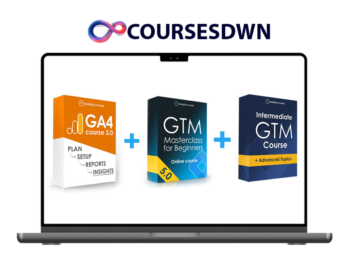 Julius Fedorovicius – GA4 Course + Two Google Tag Manager Courses Bundle