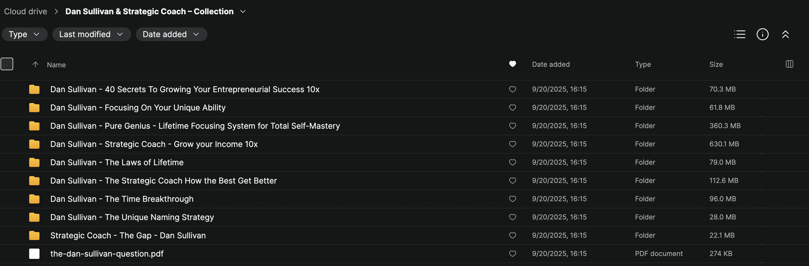 Dan Sullivan & Strategic Coach – Collection