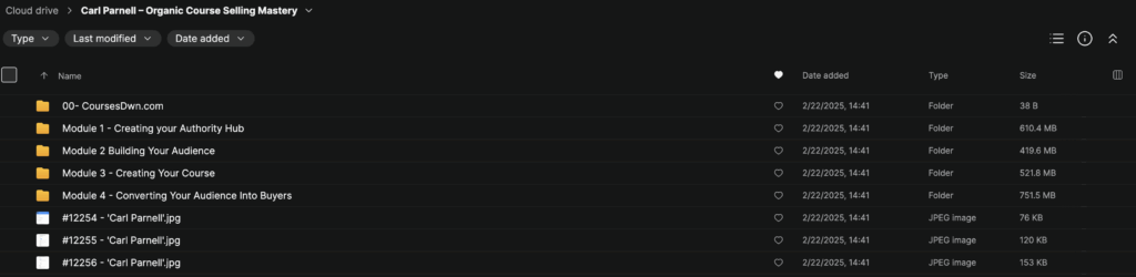 Carl Parnell – Organic Course Selling Mastery