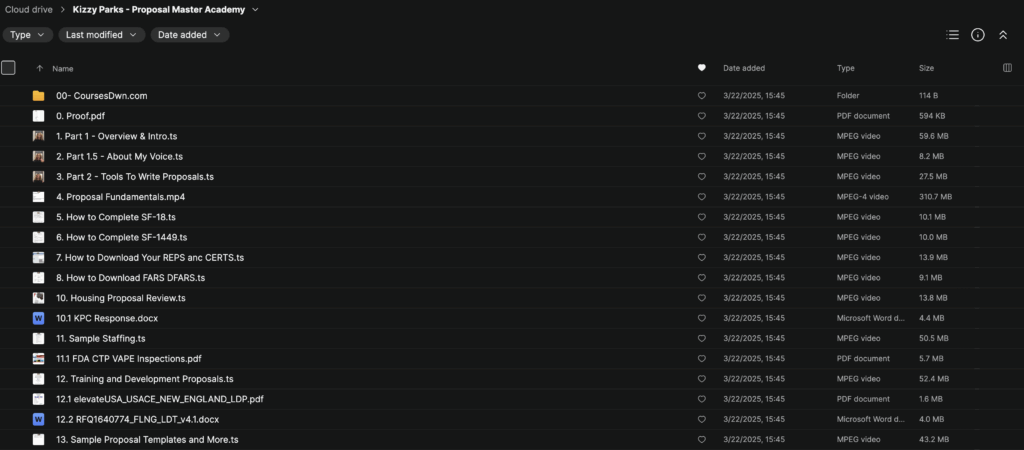 Kizzy Parks – Govcon Winners Proposal Master Academy