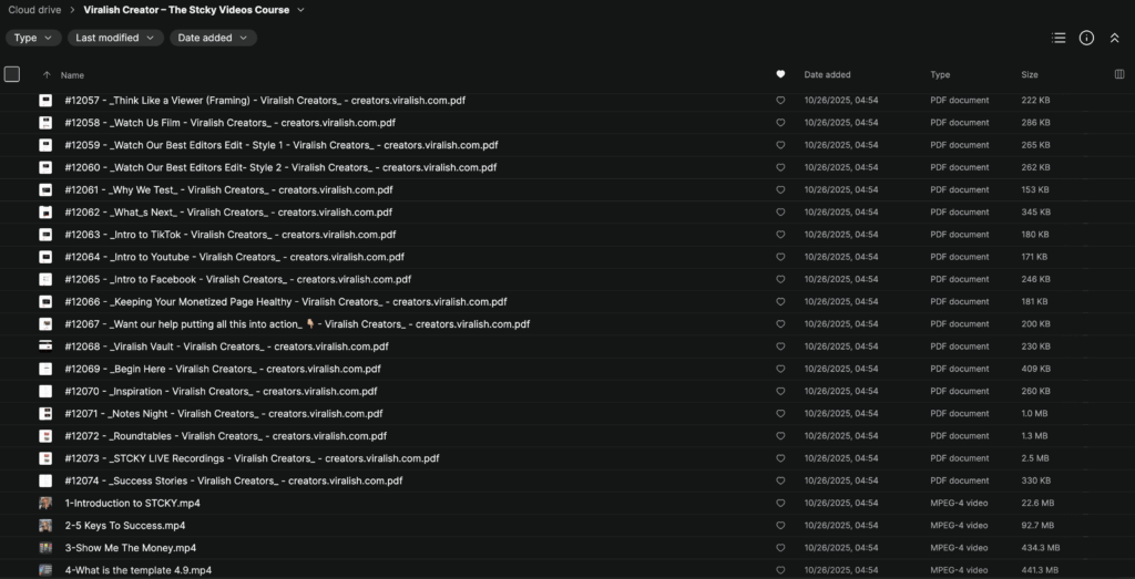 Viralish Creator – The Stcky Videos Course