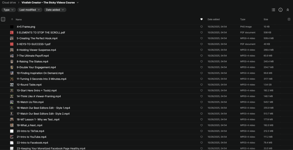 Viralish Creator – The Stcky Videos Course