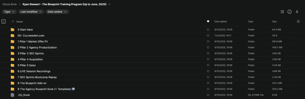 Ryan Stewart – The Blueprint Training (Up to 2025)