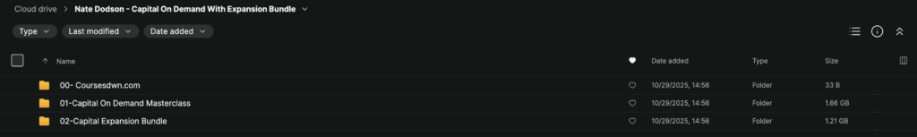 Nate Dodson – Capital On Demand With Expansion Bundle