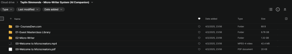 Taylin Simmonds – Micro-Writer System (AI Companion)