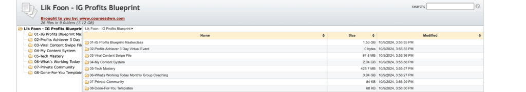 Lik Foon – IG Profits Blueprint