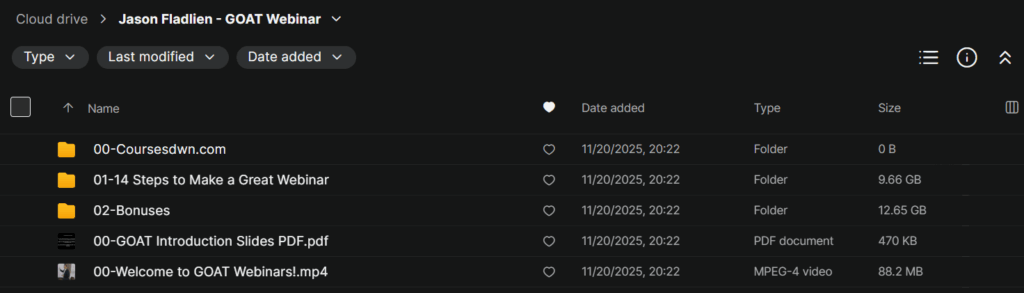 Jason Fladlien – GOAT Webinar