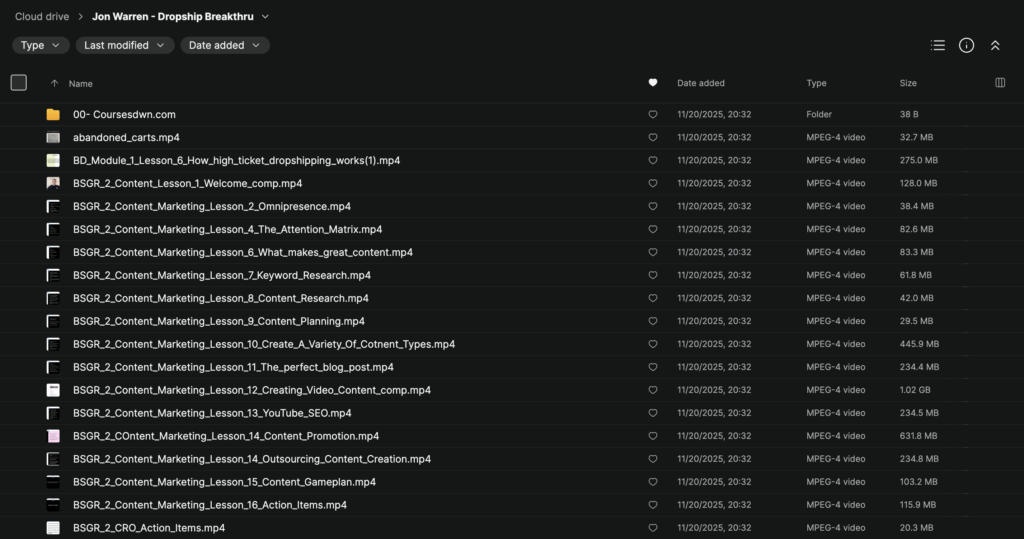 Jon Warren – Dropship Breakthru