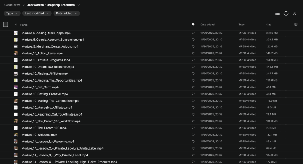 Jon Warren – Dropship Breakthru