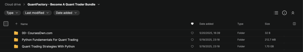 QuantFactory – Become A Quant Trader Bundle