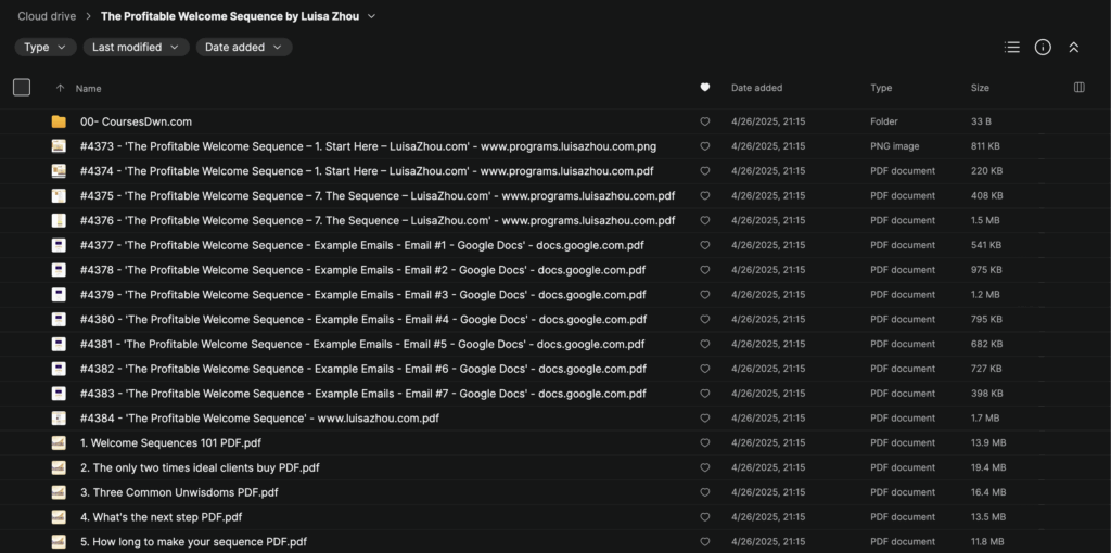 The Profitable Welcome Sequence by Luisa Zhou