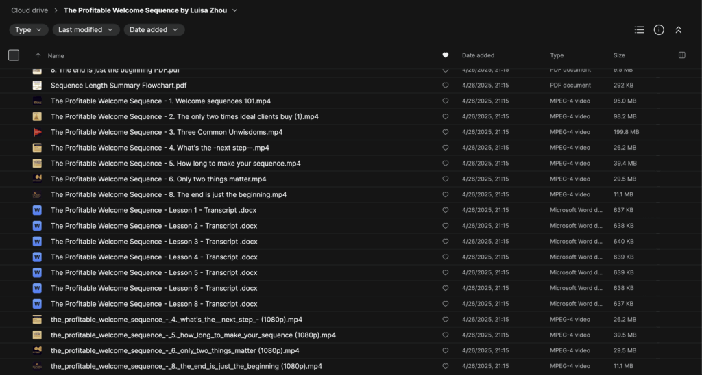 The Profitable Welcome Sequence by Luisa Zhou