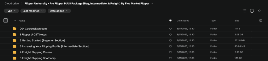 Flipper University – Pro Flipper PLUS Package (Beg, Intermediate, & Freight) By Flea Market Flipper