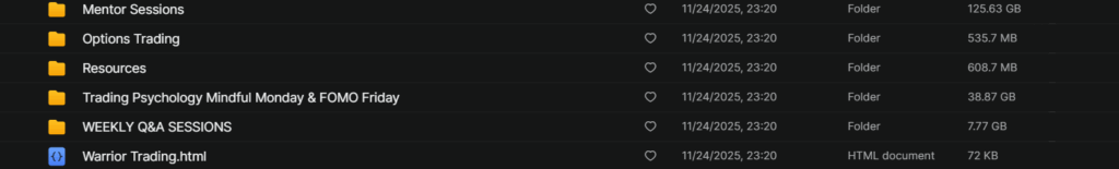 Warrior Trading – Warrior PRO (2021)