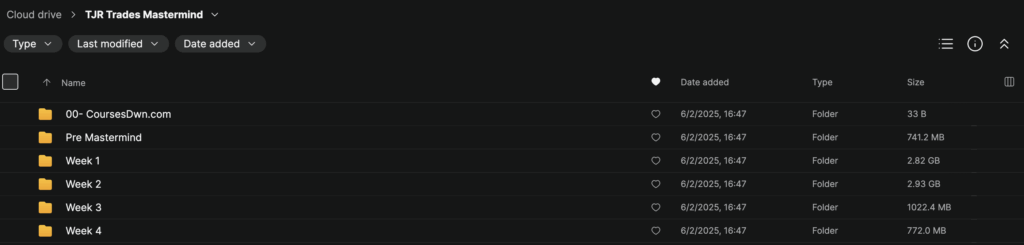 TJR Trades Mastermind – To The Blueprint