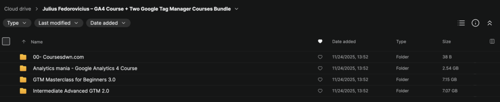 Julius Fedorovicius – GA4 Course + Two Google Tag Manager Courses Bundle