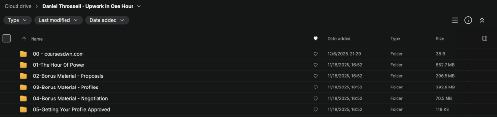 Daniel Throssell – Upwork in One Hour