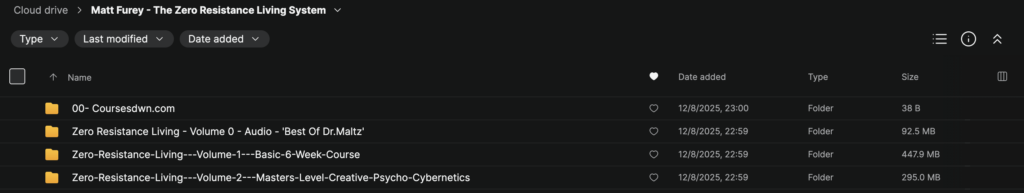 Matt Furey – The Zero Resistance Living System