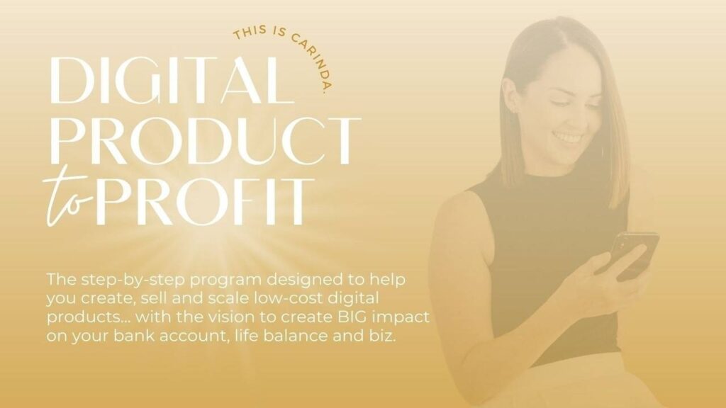 Carinda β Digital Product to Profit