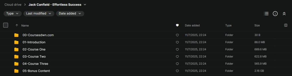 Jack Canfield – Effortless Success