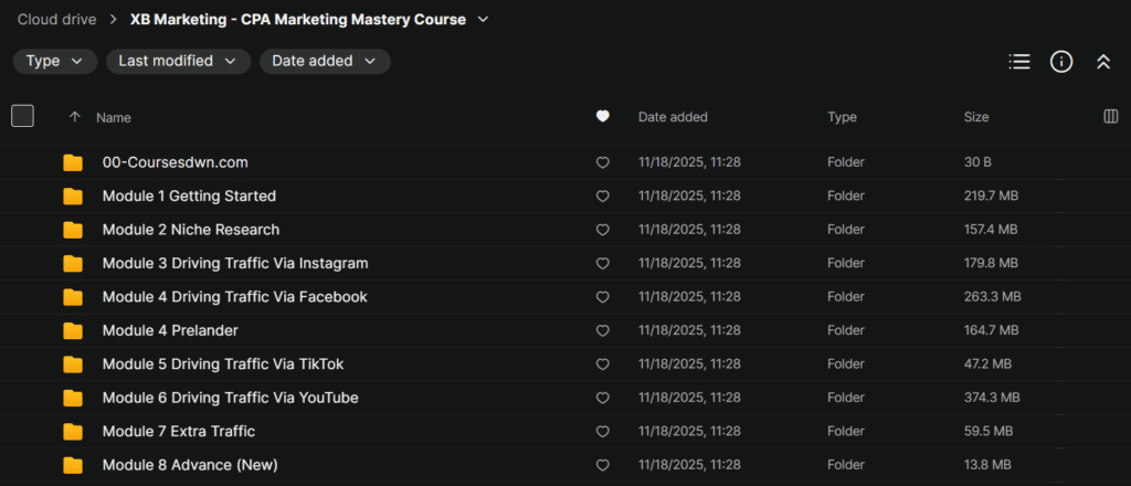 XB Marketing – CPA Marketing Mastery Course