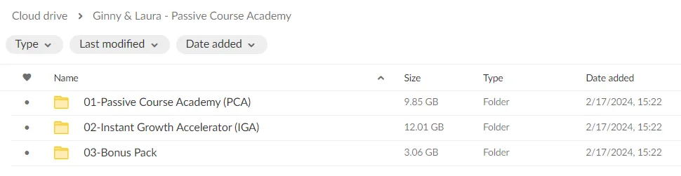 Ginny & Laura – Passive Course Academy