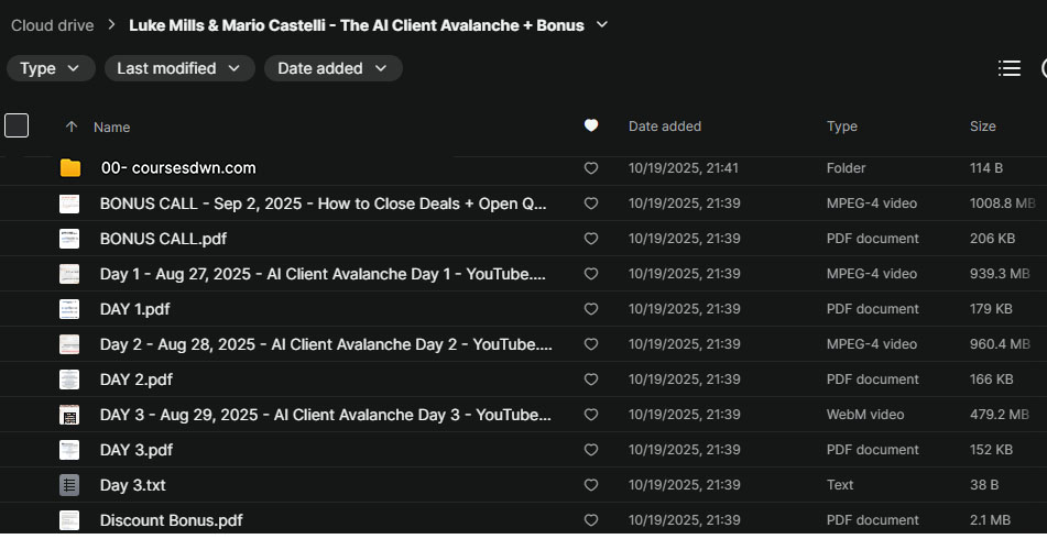 Luke Mills & Mario Castelli – The AI Client Avalanche + Bonus