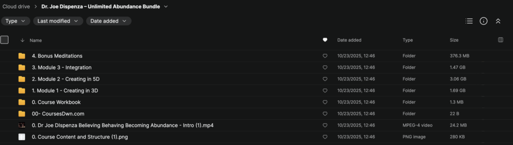 Dr. Joe Dispenza – Unlimited Abundance Bundle