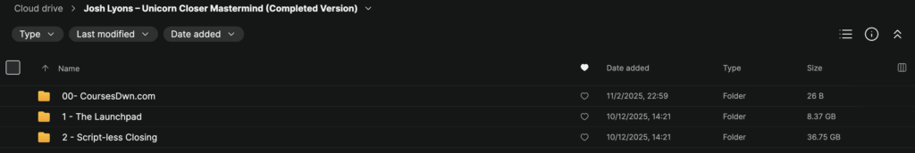 Josh Lyons – Unicorn Closer Mastermind (Completed Version)