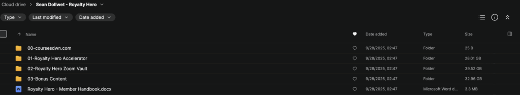 Sean Dollwet – Royalty Hero