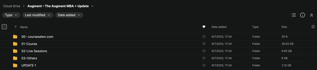 Augment – The Augment MBA