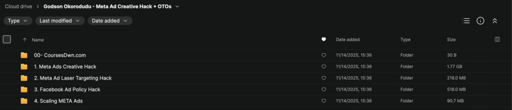 Godson Okorodudu – Meta Ad Creative Hack + OTOs