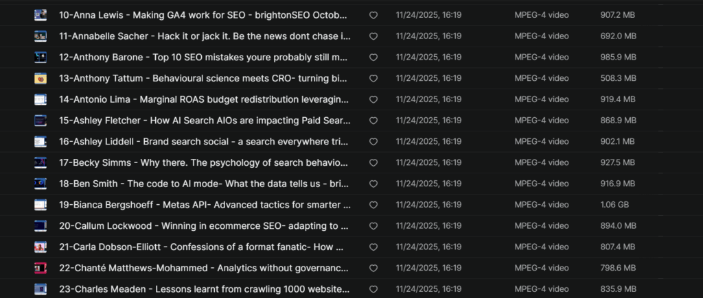 brightonSEO And MeasureFest October 2025