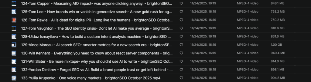 brightonSEO And MeasureFest October 2025