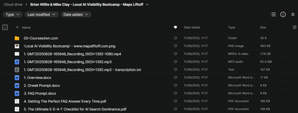 Brian Willie & Mike Clay – Local AI Visibility Bootcamp – Maps Liftoff
