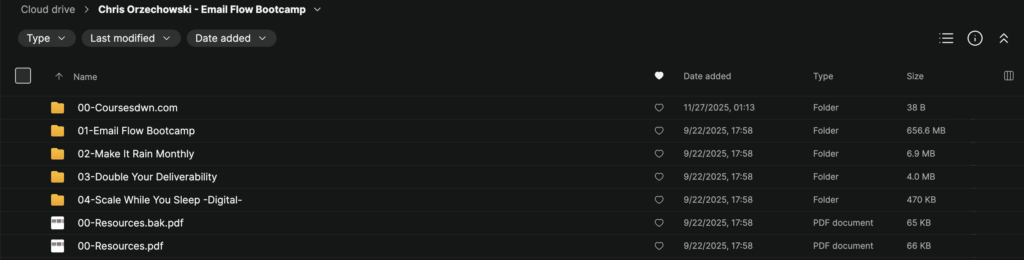 Chris Orzechowski – Email Flow Bootcamp