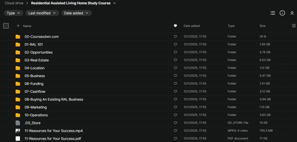 Residential Assisted Living Home Study Course