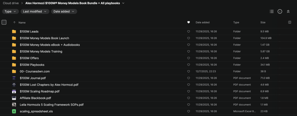 Alex Hormozi – $100M Money Models Book Bundle + 12 Play Books