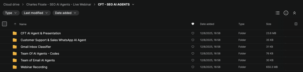 SEO AI Agents – Live Webinar by Charles Floate