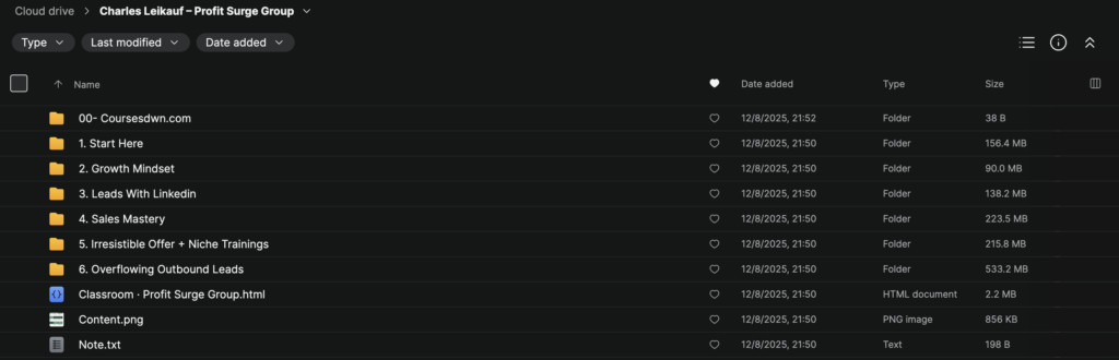 Charles Leikauf – Profit Surge Group