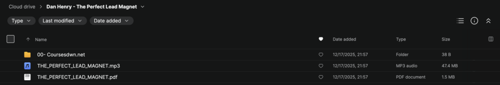 DAN HENRY – The Perfect Lead Magnet