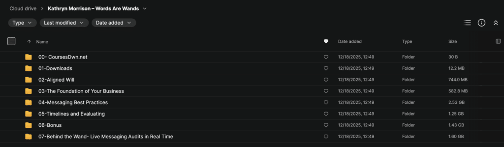 Kathryn Morrison – Words Are Wands