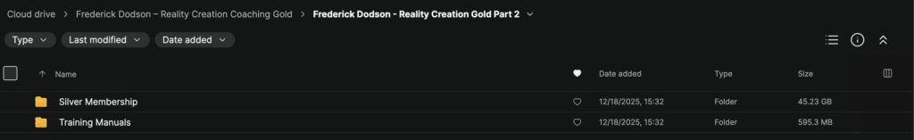 Frederick Dodson – Reality Creation Coaching Gold