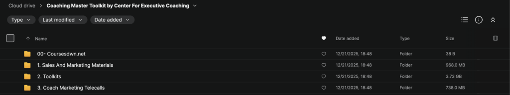 Coaching Master Toolkit by Center For Executive Coaching