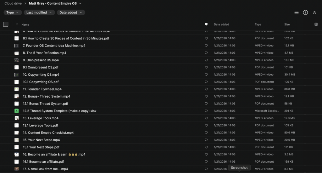 Matt Gray – Content Empire OS