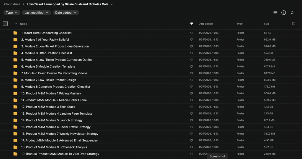 Dickie Bush and Nicholas Cole – Low-Ticket Launchpad